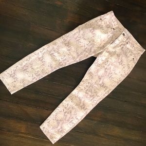 Snake print Jeans